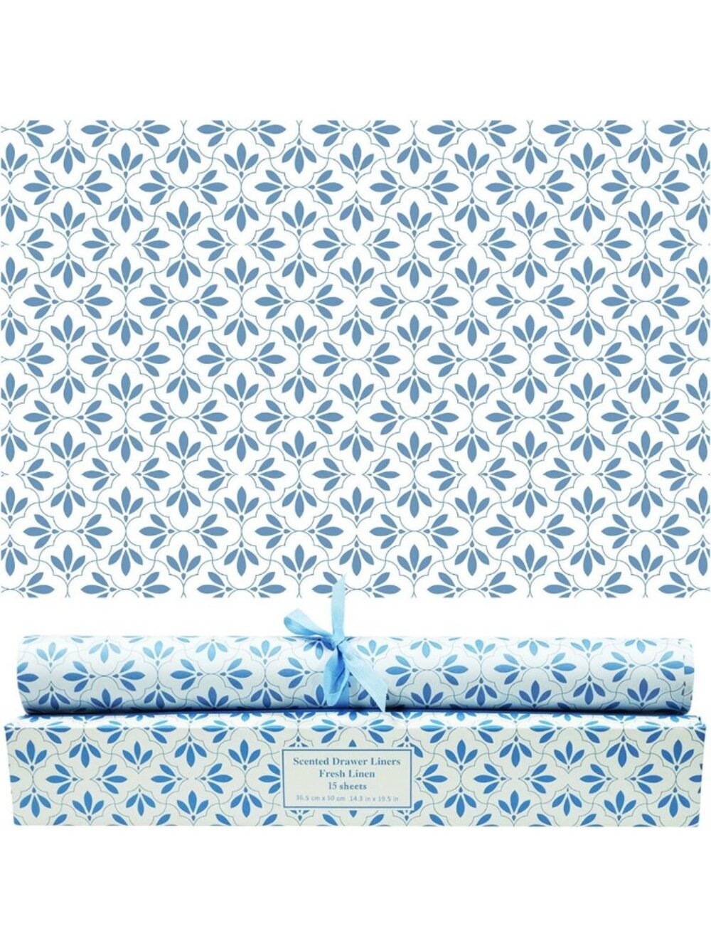 Scented Drawer Liners - 15 Sheets, Linen Fragrance, 14.3x19.5 Inch, Home